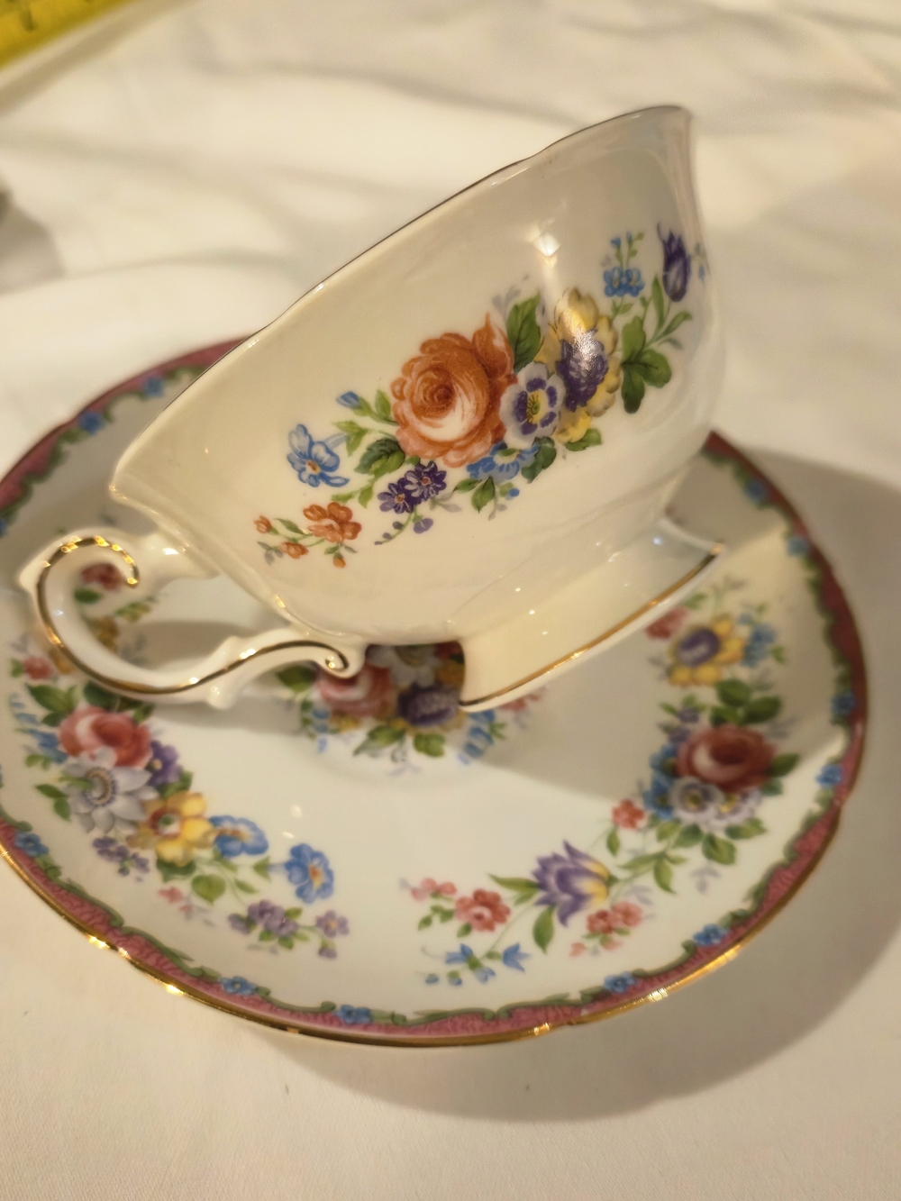 Vintage Royal Grafton Fine Bone Teacup And Saucer Set